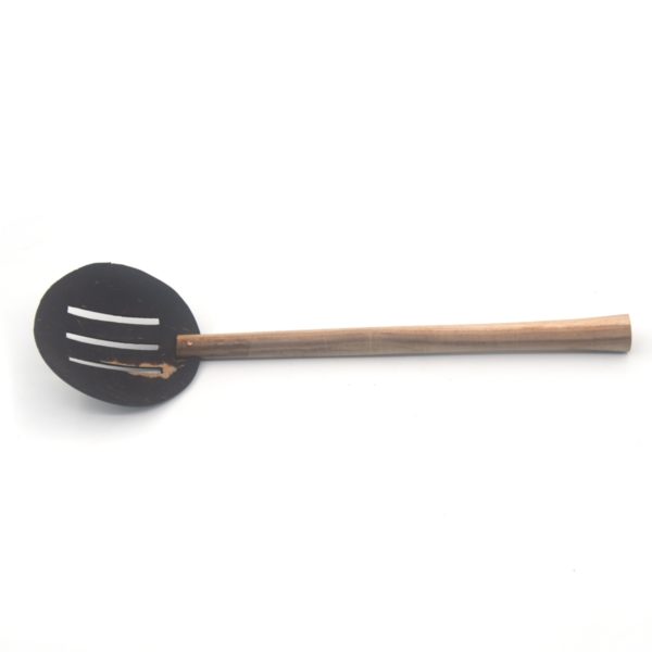 Coconut Shell Oval Fry Ladle
