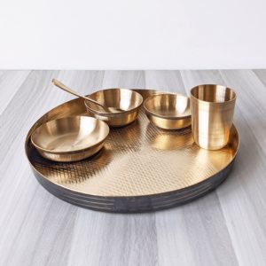 Bronze/Kansa Thali Set