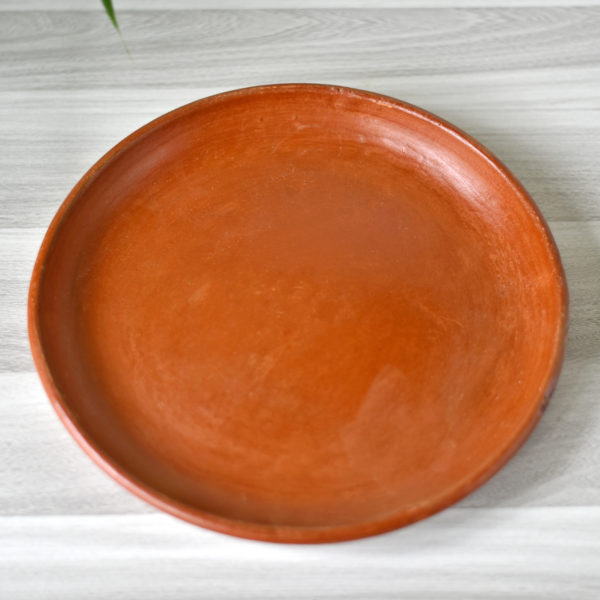 large clay plates