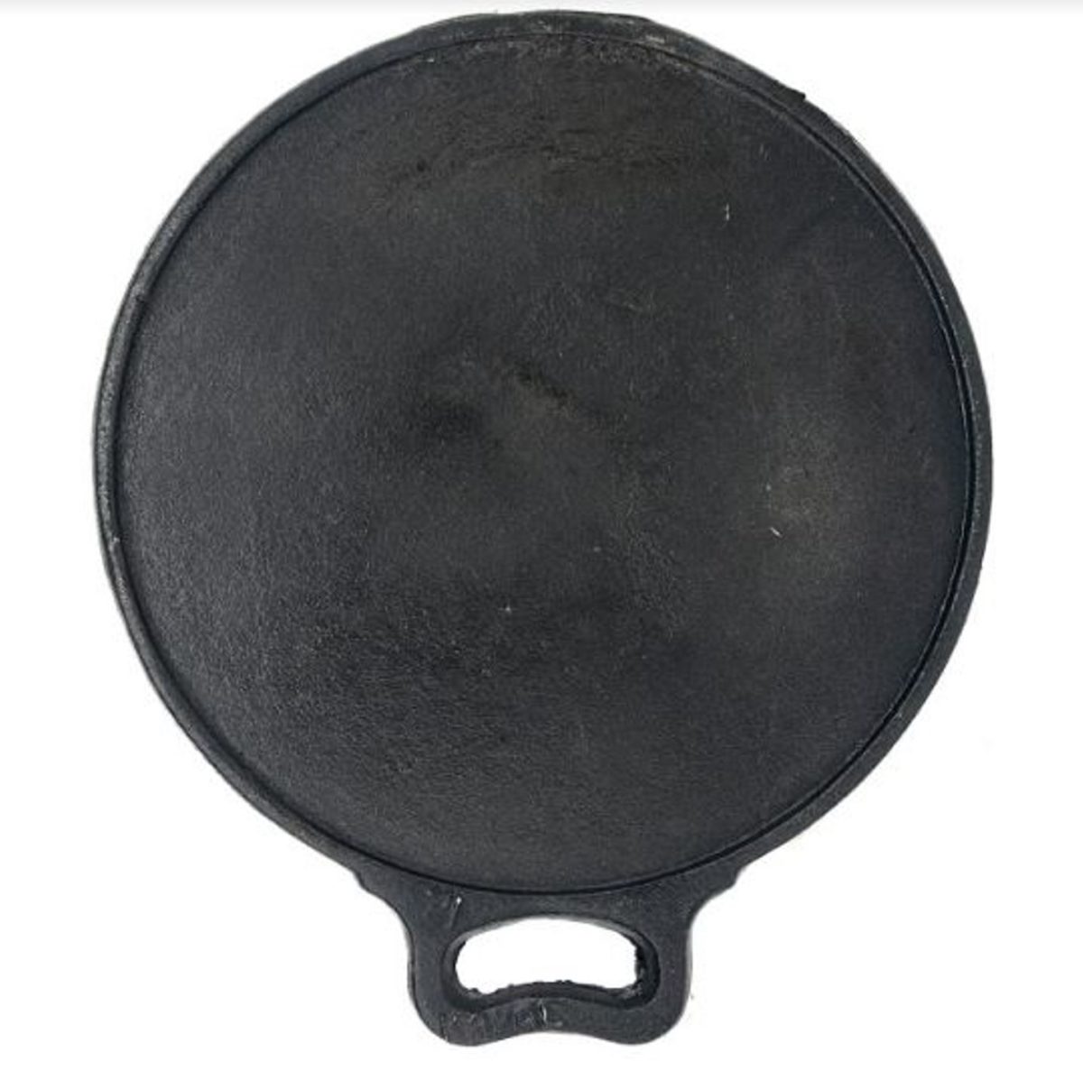 Pre-Seasoned Cast Iron Dosa Pan with Handle – Flat Base Gas