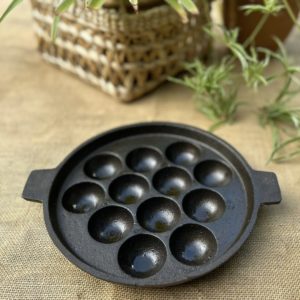 Seasoned Cast Iron Mini Grill Pan - Essential Traditions by Kayal
